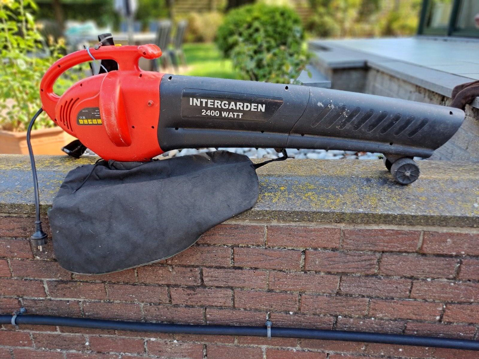 bladstofzuiger, bladblazer, versnipperaars Intergarden m, Ophalen, Gebruikt
