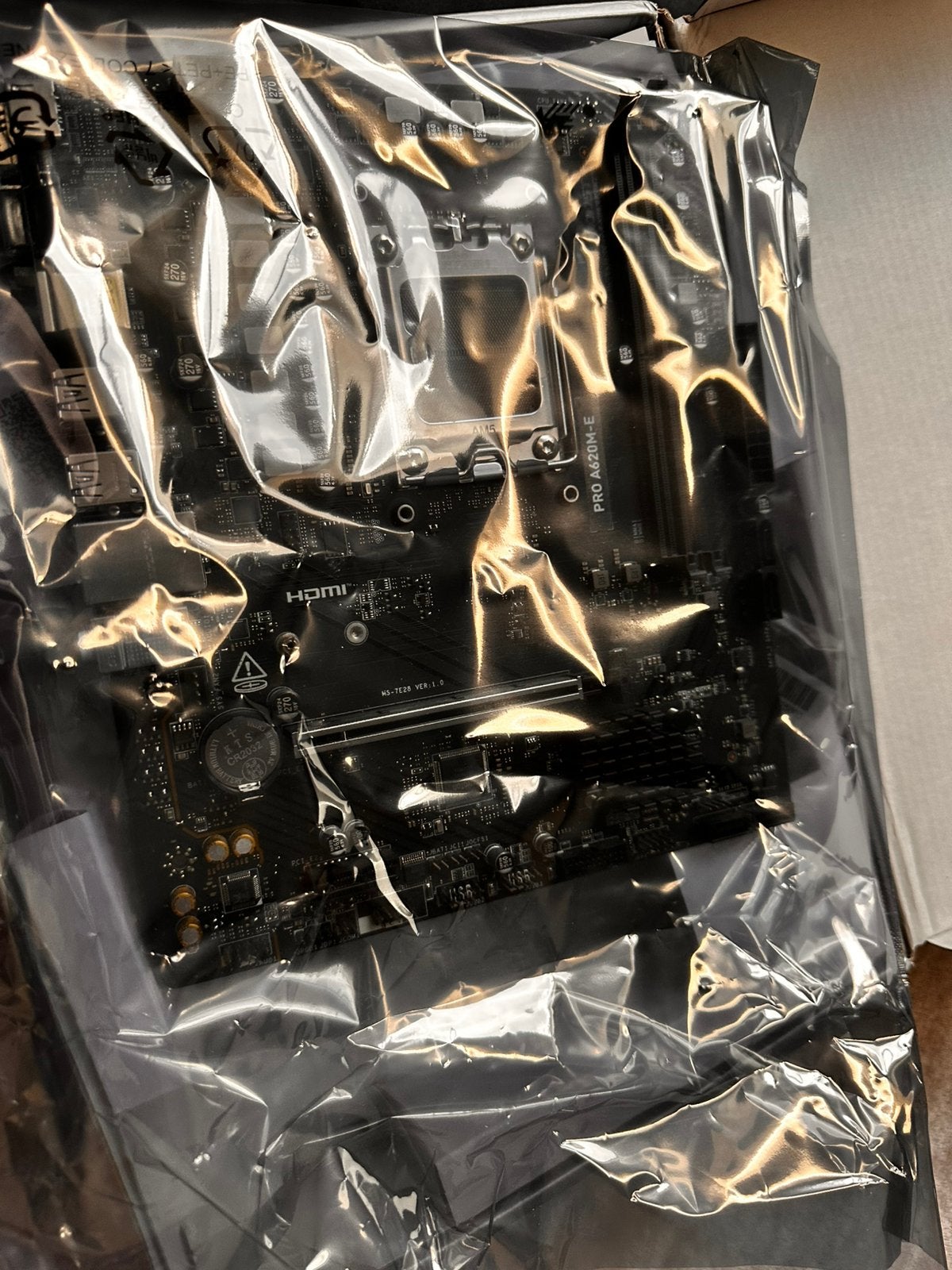 Ryzen 7 8700F + MSI PRO A620M-E | Fonctionne parfaitement, Enlèvement ou Envoi, Comme neuf, AMD, DDR5