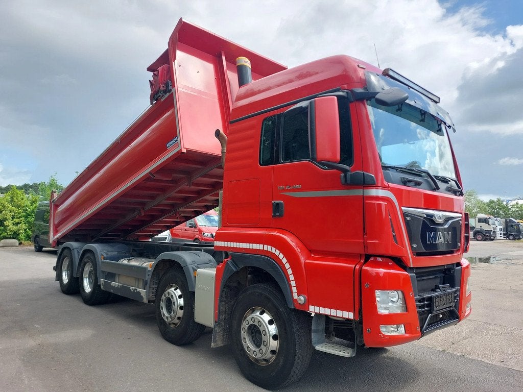 MAN TGS 35.480 8x4 BL - Big Axle – Automat. TOP TOP!, Rouge, Achat, Euro 6, Entreprise