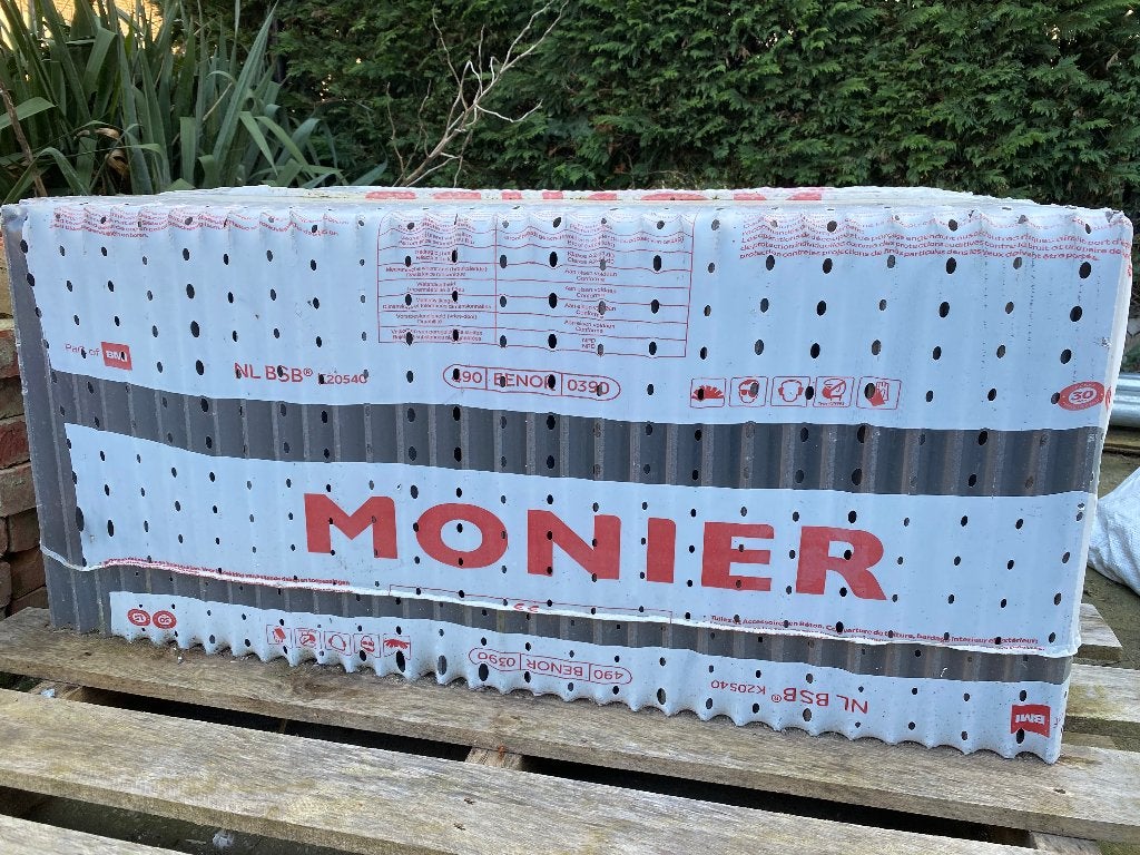 Dakpannen monier, Doe-het-zelf en Bouw, Ophalen, Nieuw, Grijs, Dakpannen