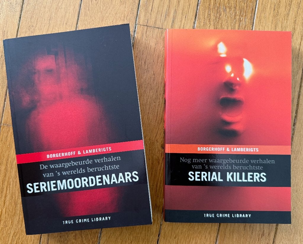 Seriemoordenaars / Serial Killers, Boeken, Biografieën, Ophalen of Verzenden, Zo goed als nieuw, Steven Borgerhoff & Kristof Lamberigts