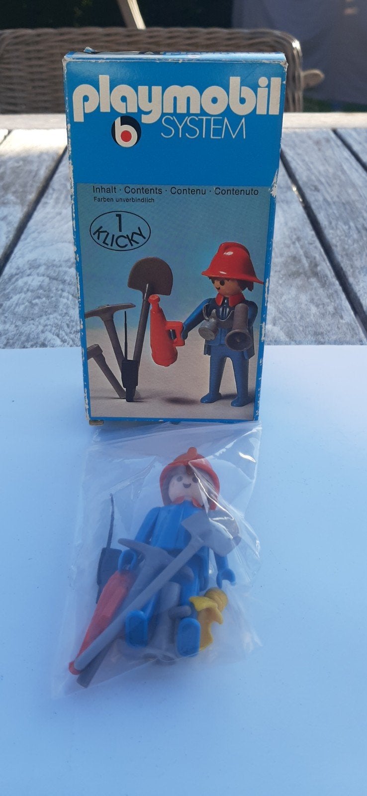 Playmobil- 3366 Pompier avec extincteur (1976), Enlèvement ou Envoi