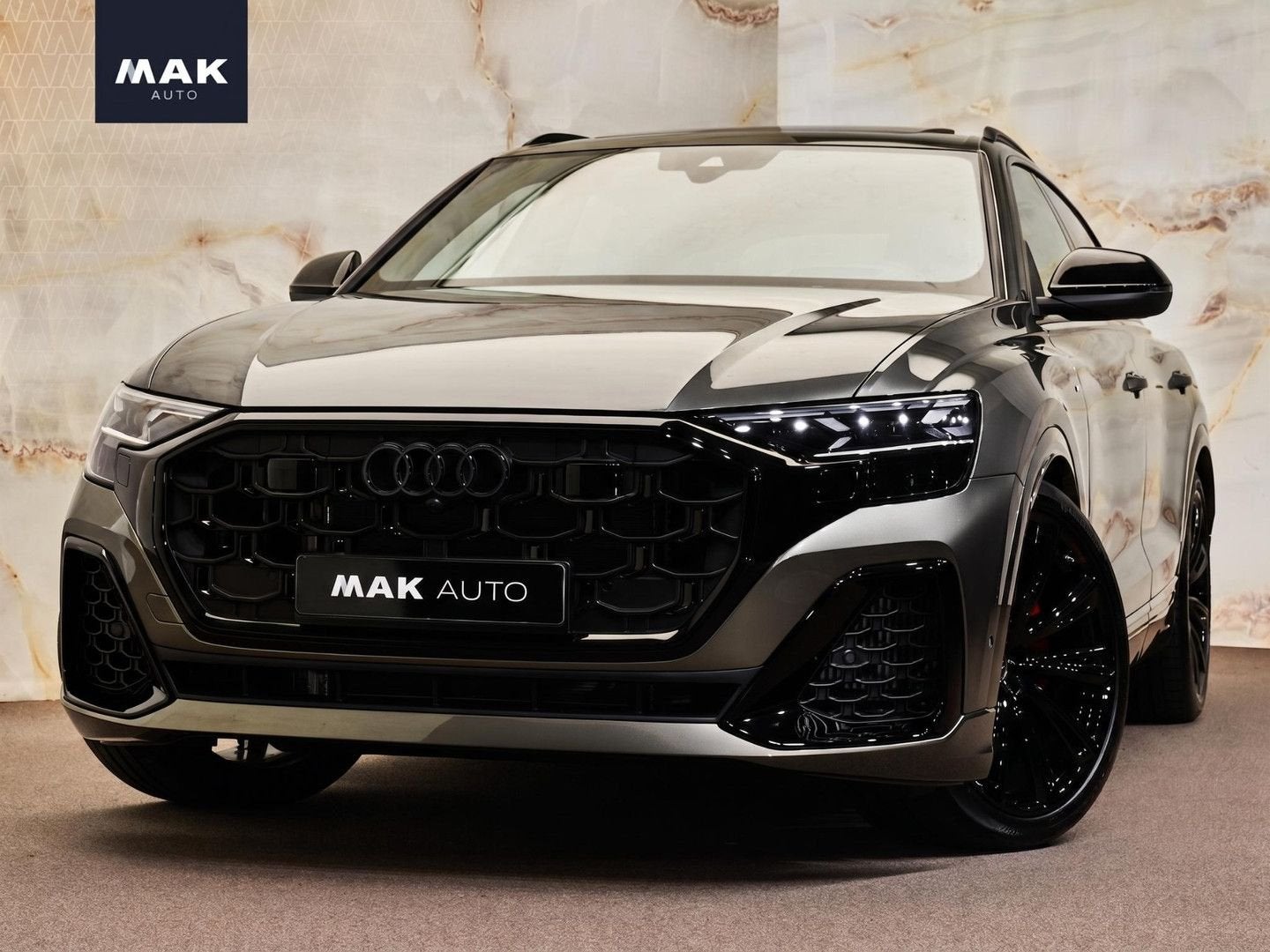 Audi Q8 60 TFSI e Quattro Pro Line S Competition , Audi Excl, Auto's, Automaat, Zwart, Q8, 26 kWh