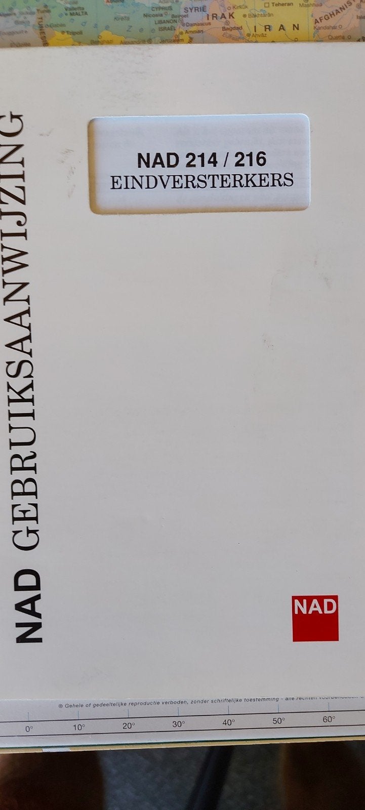 NAD eindversterker THX 216, Ophalen