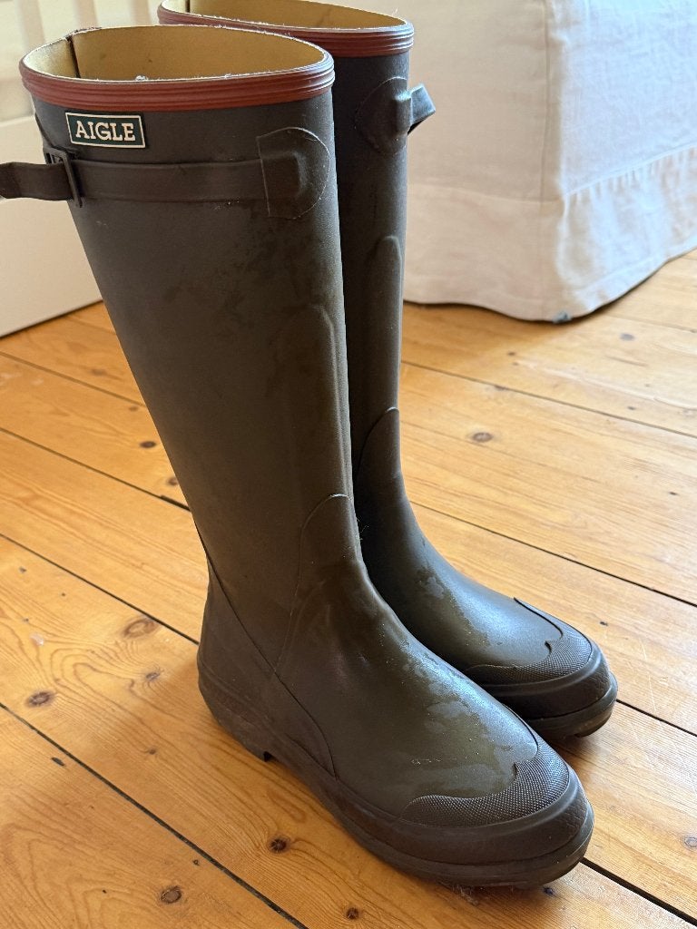 aigle regenlaarzen, Kleding | Dames, Overige Dameskleding, Aigle, Ophalen of Verzenden, Zo goed als nieuw