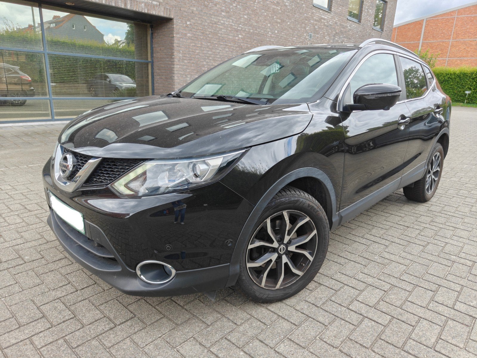 Nissan Qashqai 1.2i/ 98.000km/ 2016/ Automaat/CT OK, Auto's, Automaat, Navigatiesysteem, Zwart, Leder