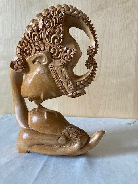 Houtsnijwerk Art deco Bali, Ophalen of Verzenden, Gebruikt