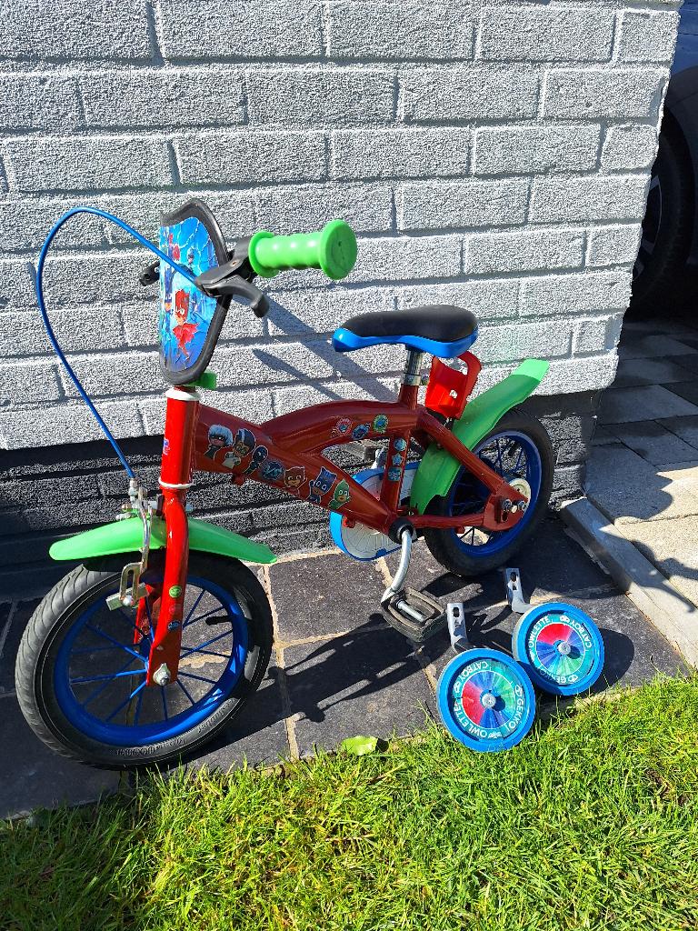 Kinderfiets Paw Patrol12 inch, Fietsen en Brommers, Ophalen, Zijwieltjes, Gebruikt, Velgrem