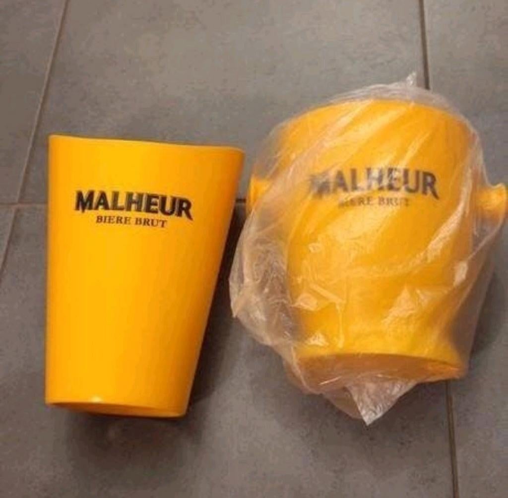Malheur Brut Beer Ice Buckets (2) Nieuw, verzending ok, Verzamelen, Ophalen of Verzenden