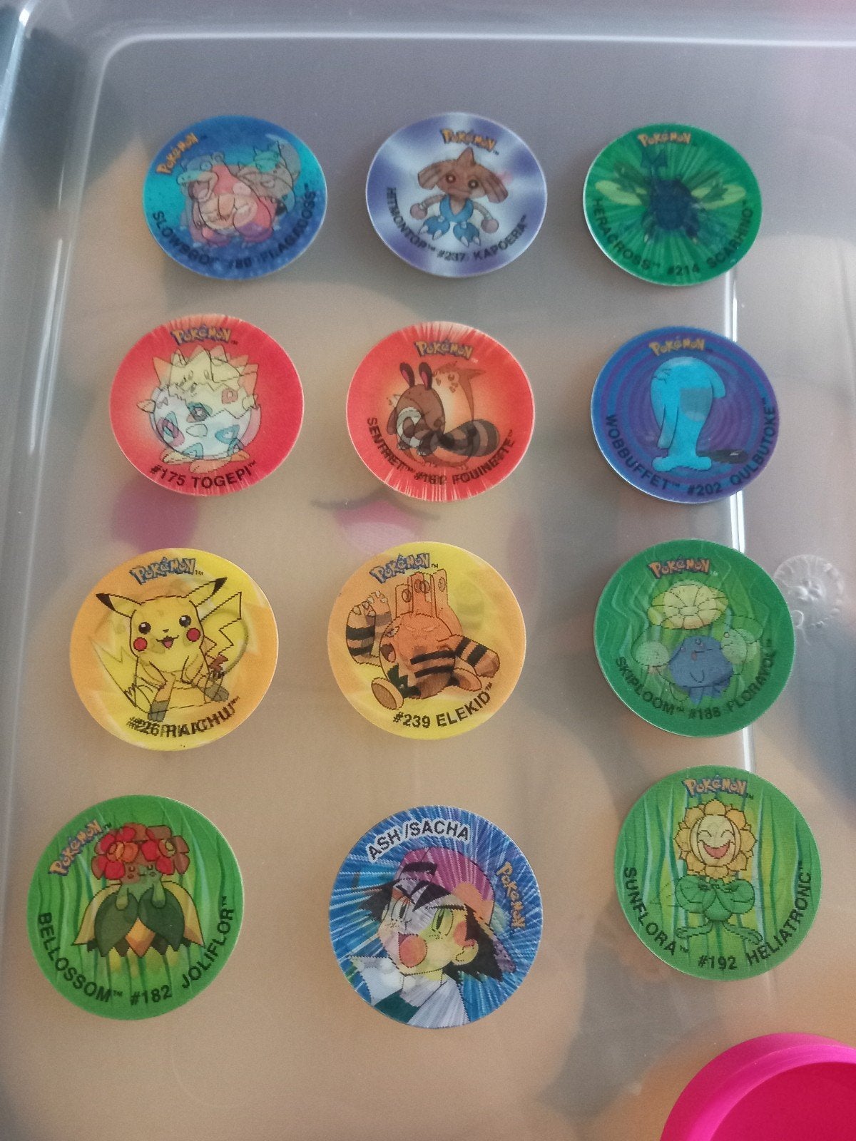 pokémon flippo's, Verzamelen, Flippo's, Ophalen, Losse flippo's