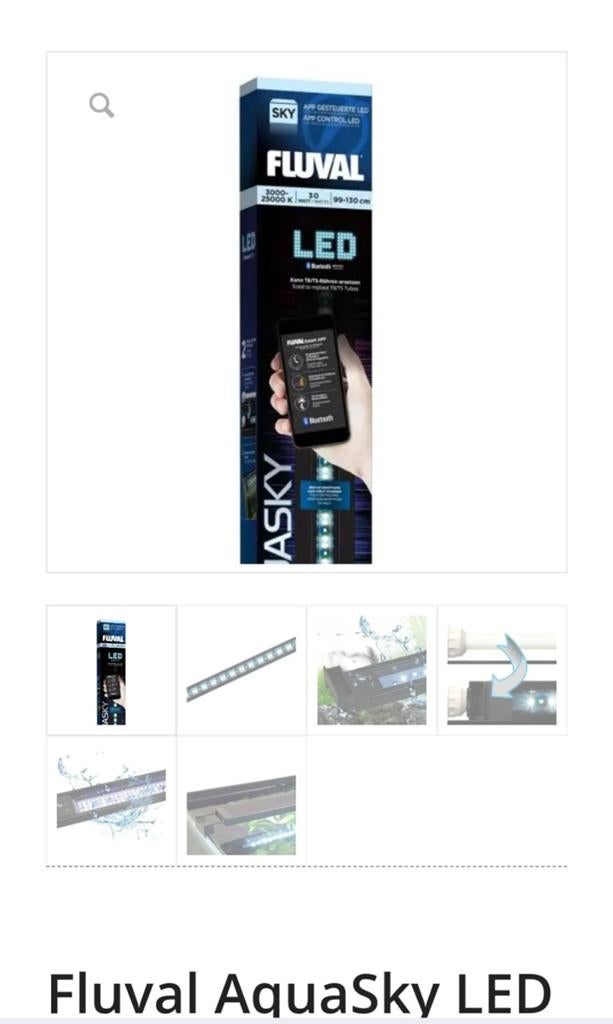 Aquarium verlichting led lamp fluval, Dieren en Toebehoren, Ophalen