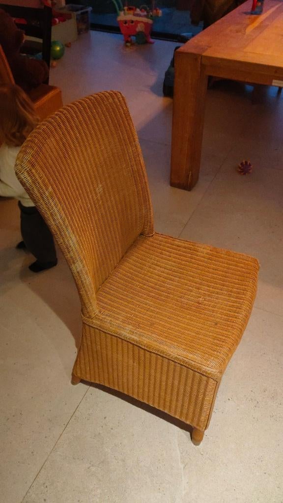 Chaises en osier, Maison & Meubles, Chaises, Enlèvement, Utilisé, Brun, Cinq, Six Chaises ou plus