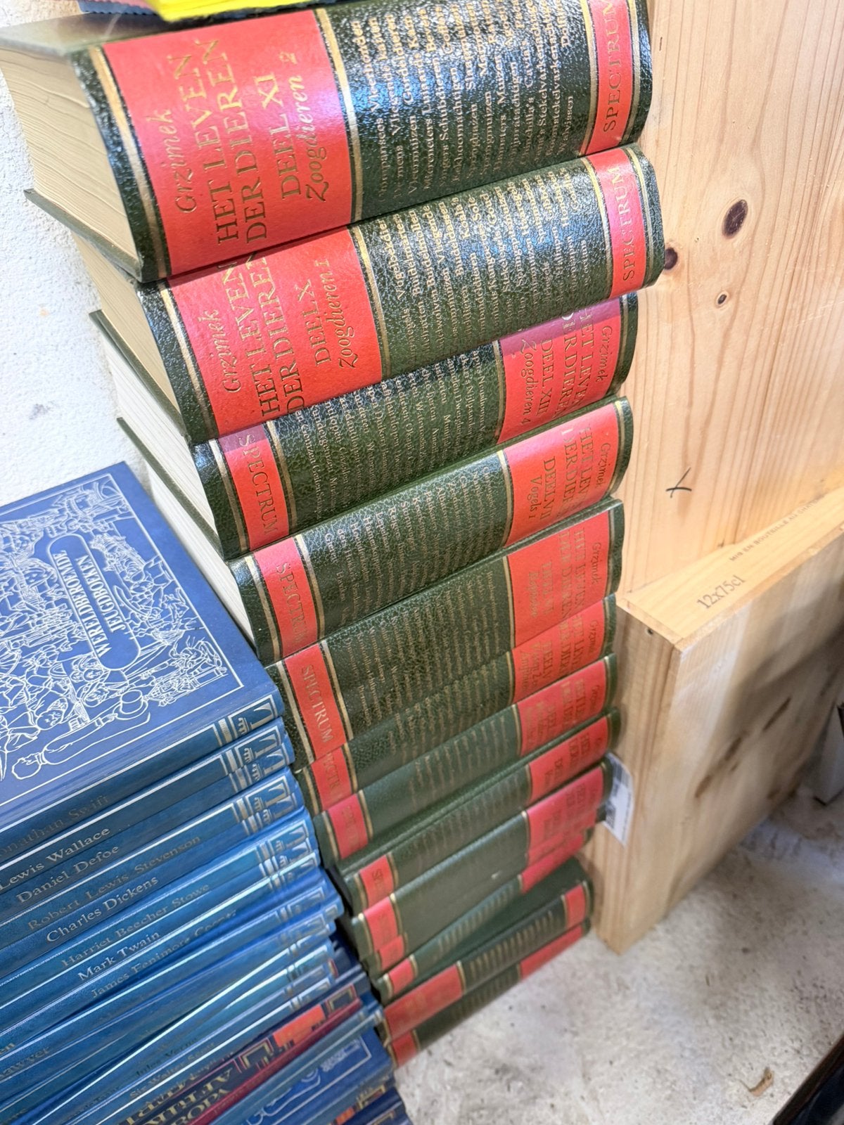 Grote collectie boeken Wereldliteratuur, encyclopedieën, Boeken, Ophalen, Zo goed als nieuw, Dieren