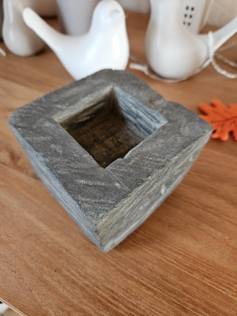 Décoration fait à partir d'un pavé bougeoir, Overige materialen, Waxinelichthouder, Ophalen of Verzenden, Zo goed als nieuw