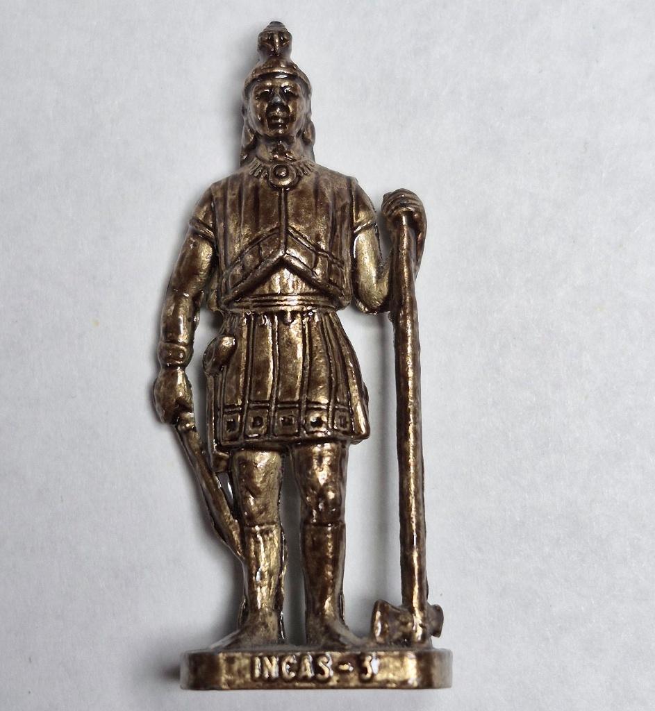 Metalen Incas 100 - 1500 n. Chr. INCAS - 3 RP 1982 Messing, Verzamelen, Verrassingseieren, Ophalen of Verzenden, Gebruikt, Overige typen