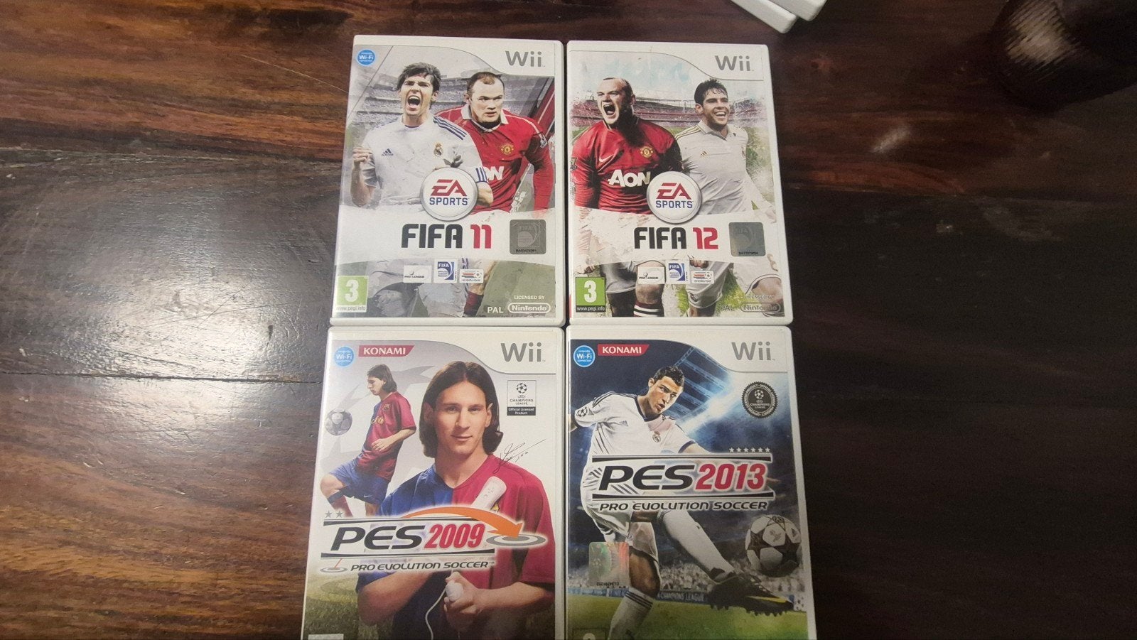 nintendo wii voetbal 4stuks, Games en Spelcomputers, Ophalen of Verzenden