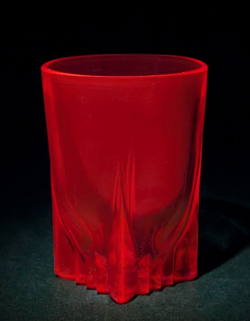 UV-reactief glas voor depressie (cadnium/selenium), Antiek en Kunst, Verzenden