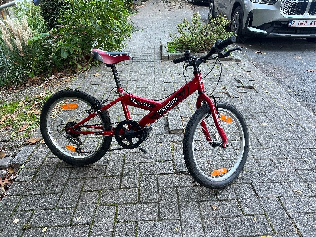 Vélo enfant 20 pouces Warrior – rouge – bon état, Vitesses, Utilisé, Warrior / No Fear, Frein sur jante