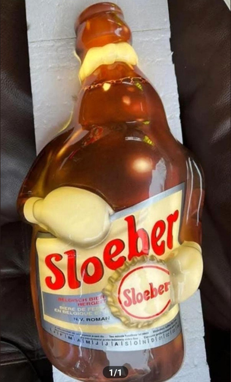 lichtreclame Sloeber, Verzamelen, Ophalen of Verzenden, Gebruikt, Lichtbak of (neon) lamp