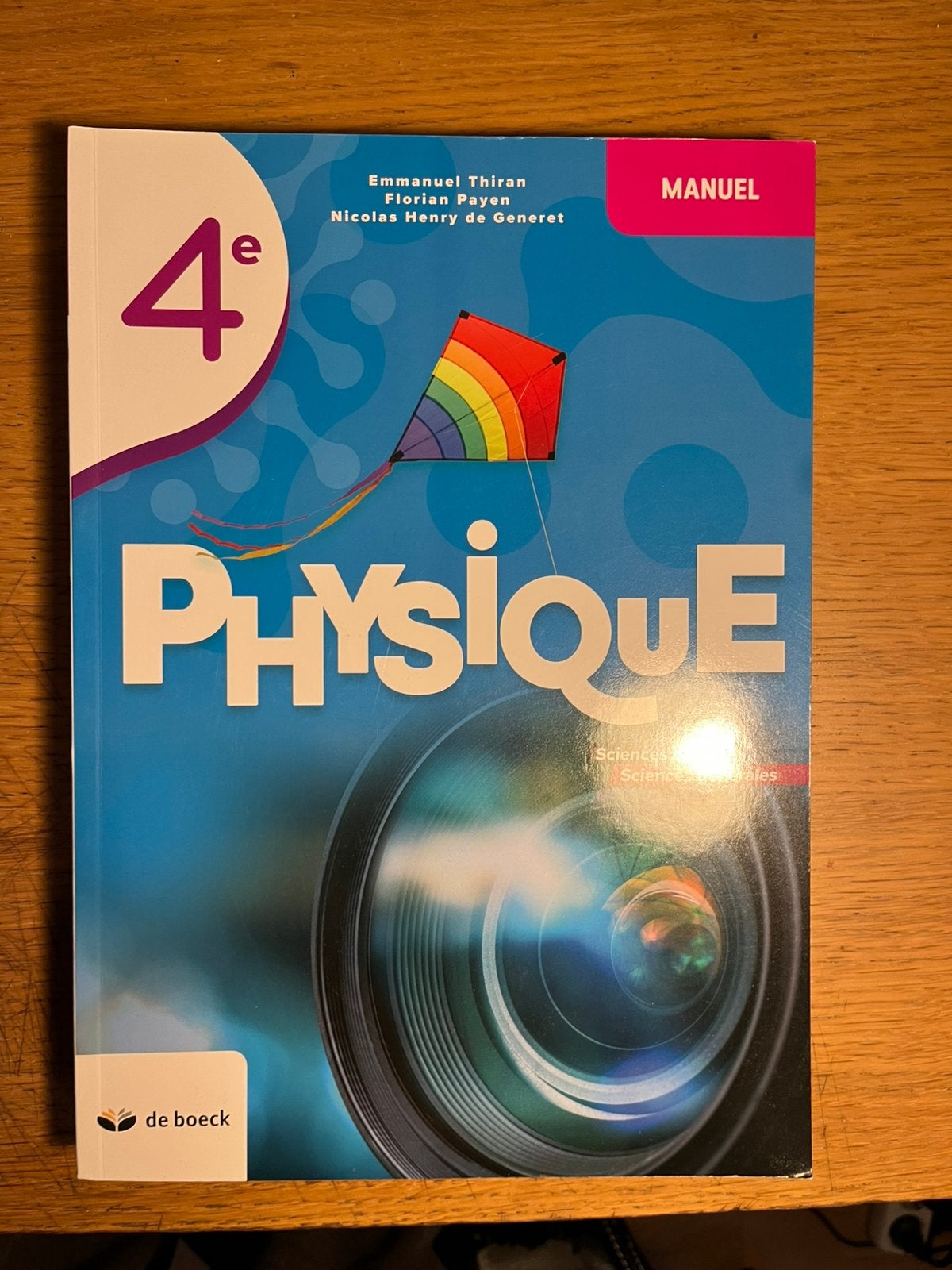 Livre physique 4eme secondaire, Boeken, Ophalen of Verzenden, Zo goed als nieuw