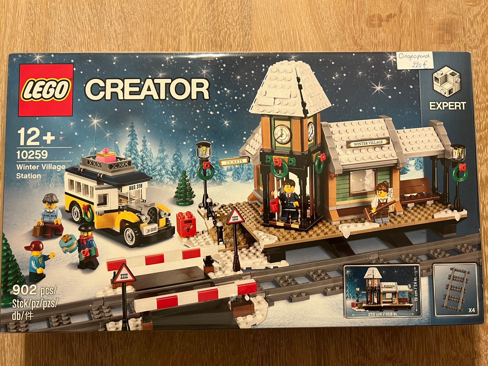 Lego Kerst Creator 10259 Winter village station, Neuf, Lego, Ensemble complet, Enlèvement