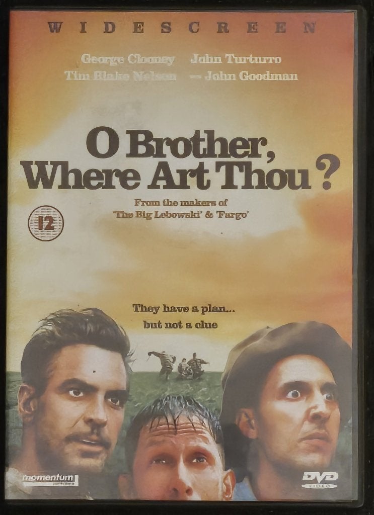 O Brother, Where are Thou? (2000), CD & DVD, DVD | Comédie, Enlèvement ou Envoi, Comme neuf, Anglais, Anglais