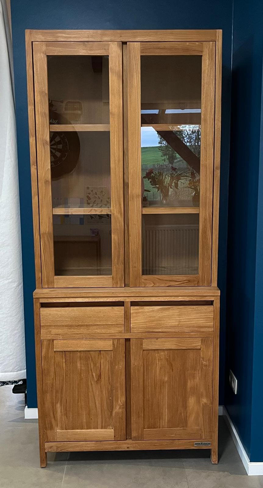Teak Buffet kast, Huis en Inrichting, Ophalen, Zo goed als nieuw