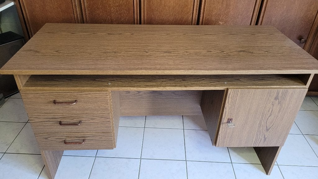 BUREAU, Classique, Enlèvement, Utilisé, Brun