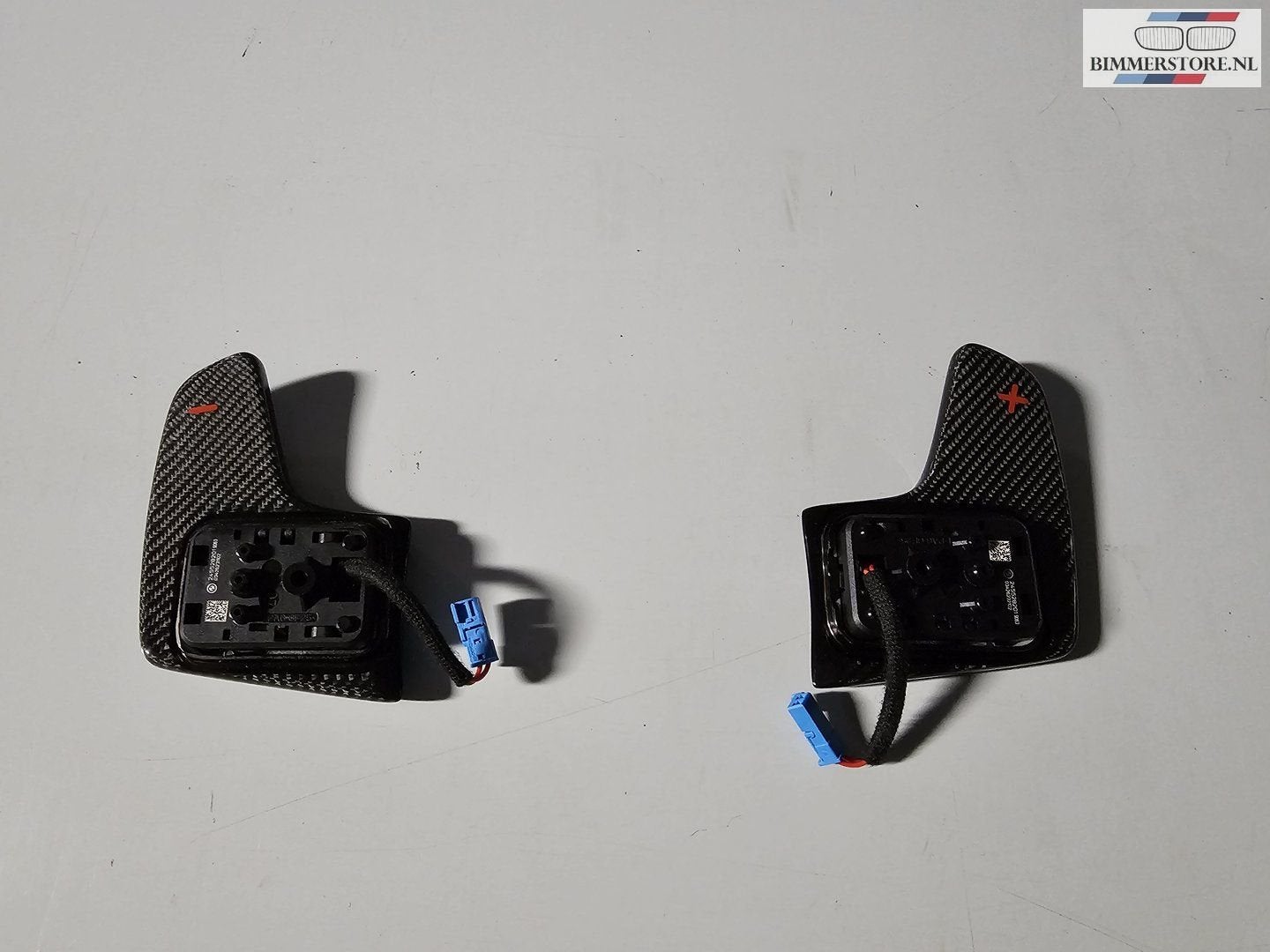 Carbon Gearshift paddles schakel flippers op stuur BMW 5 / 6, Auto-onderdelen, -, Nieuw, Ophalen of Verzenden, -