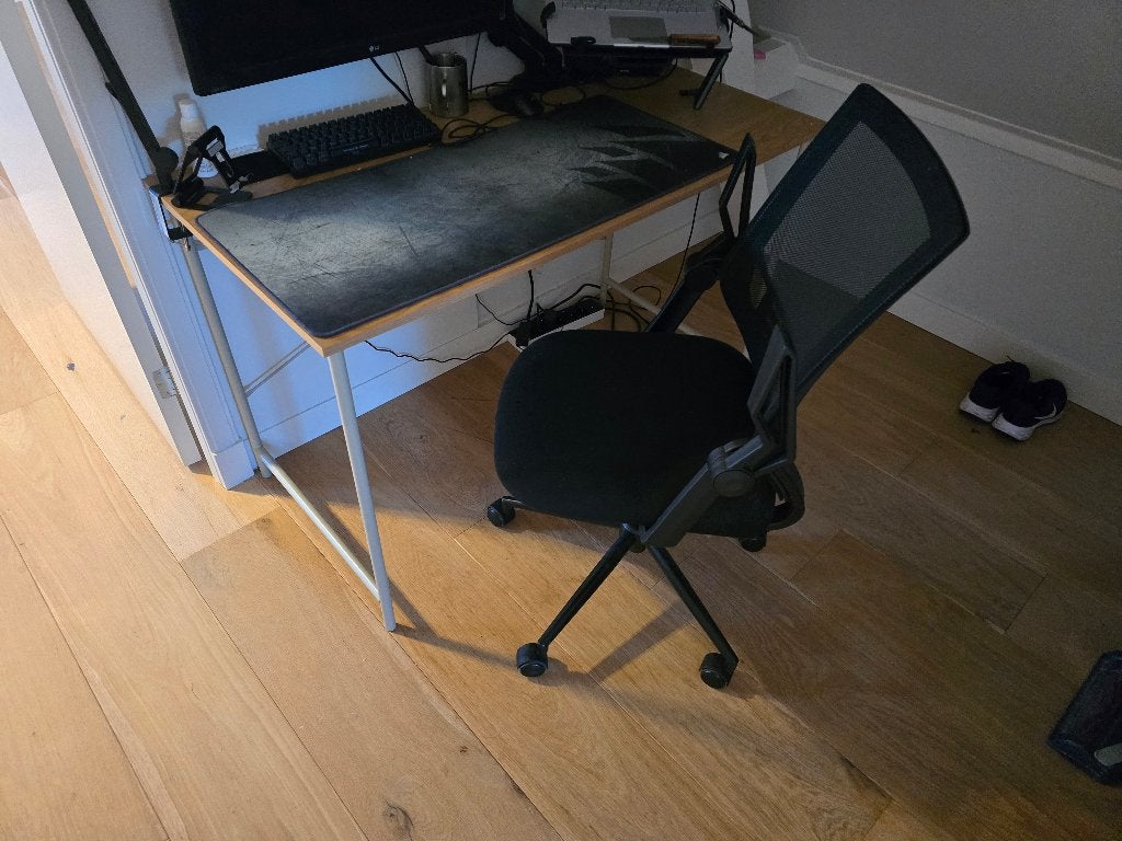 Bureau Vandborg, Bureau d'écolier, 120 cm, Autres styles, Comme neuf