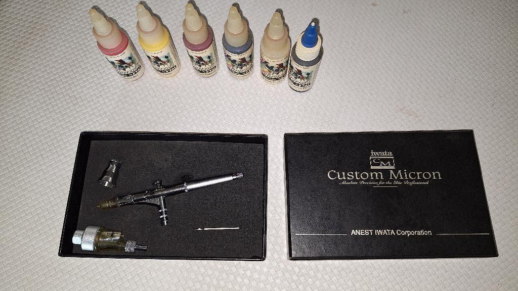 IWATA Custom Micron CM-SB JAPAN GA airbruch spuit pistool, Hobby & Loisirs créatifs, Peinture, Enlèvement ou Envoi, Comme neuf