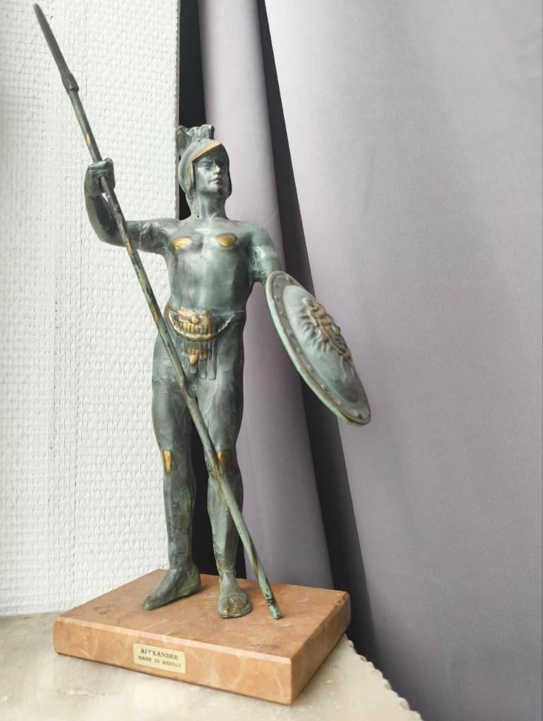 bronzen beeld Alexander de Grote, Antiek en Kunst, Ophalen, Brons