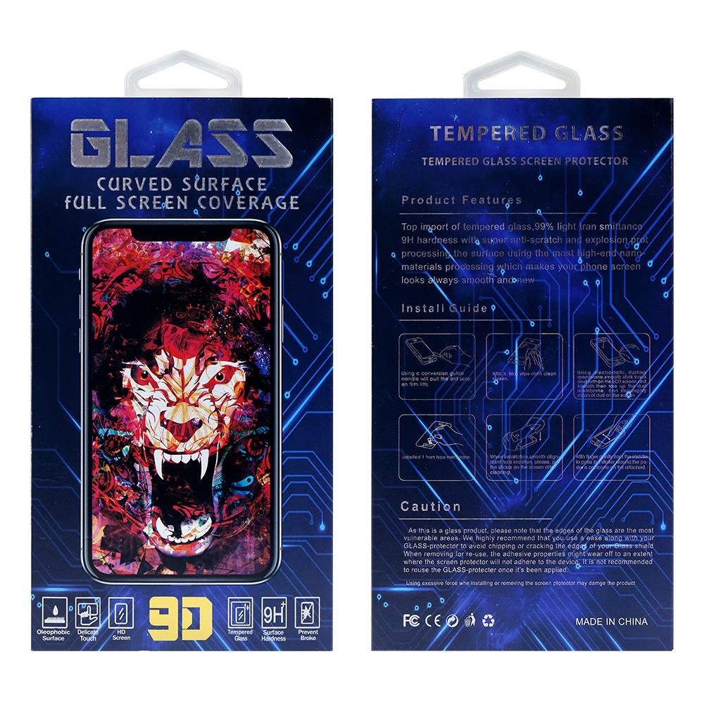 Beschermglas 9D - iPhone - Plus - Pro - Pro Max - Mini, Nieuw, Transparant, Ophalen of Verzenden, Screenprotector