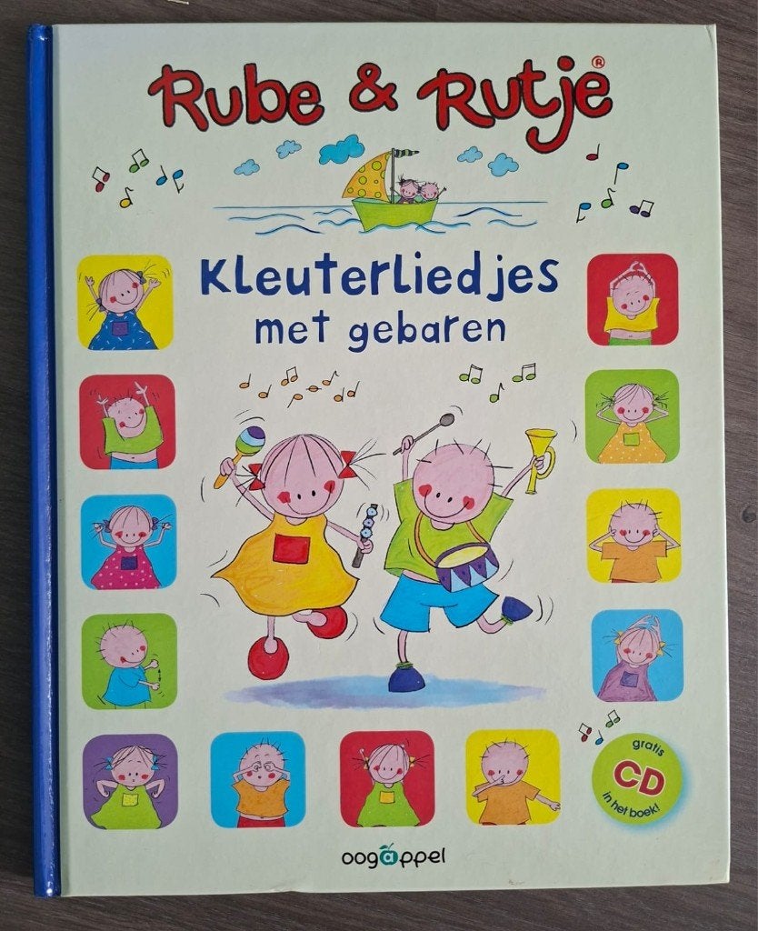 Rube en Rutje Kleuterliedjes met gebaren, Ophalen, Zo goed als nieuw