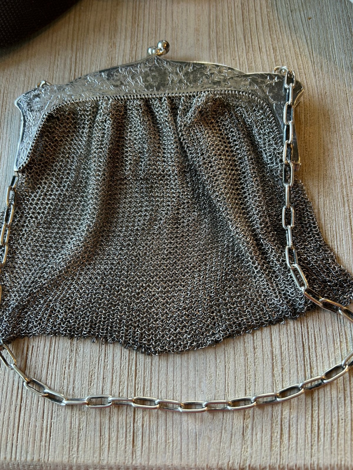 Handtas, zilver, 1900 tot 1920 Oudheid, Ophalen, Dames