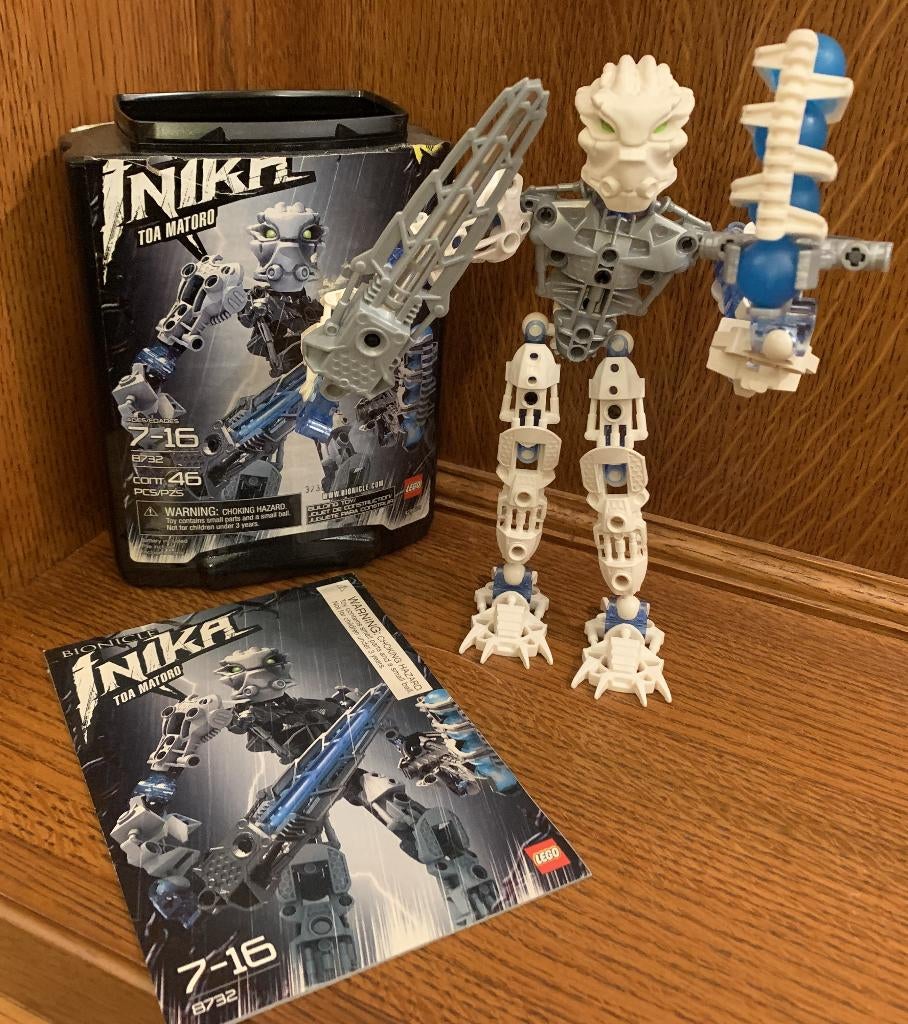 LEGO Bionicle Toa Inika Matoro (set 8732), Enlèvement, Comme neuf, Ensemble complet, Lego