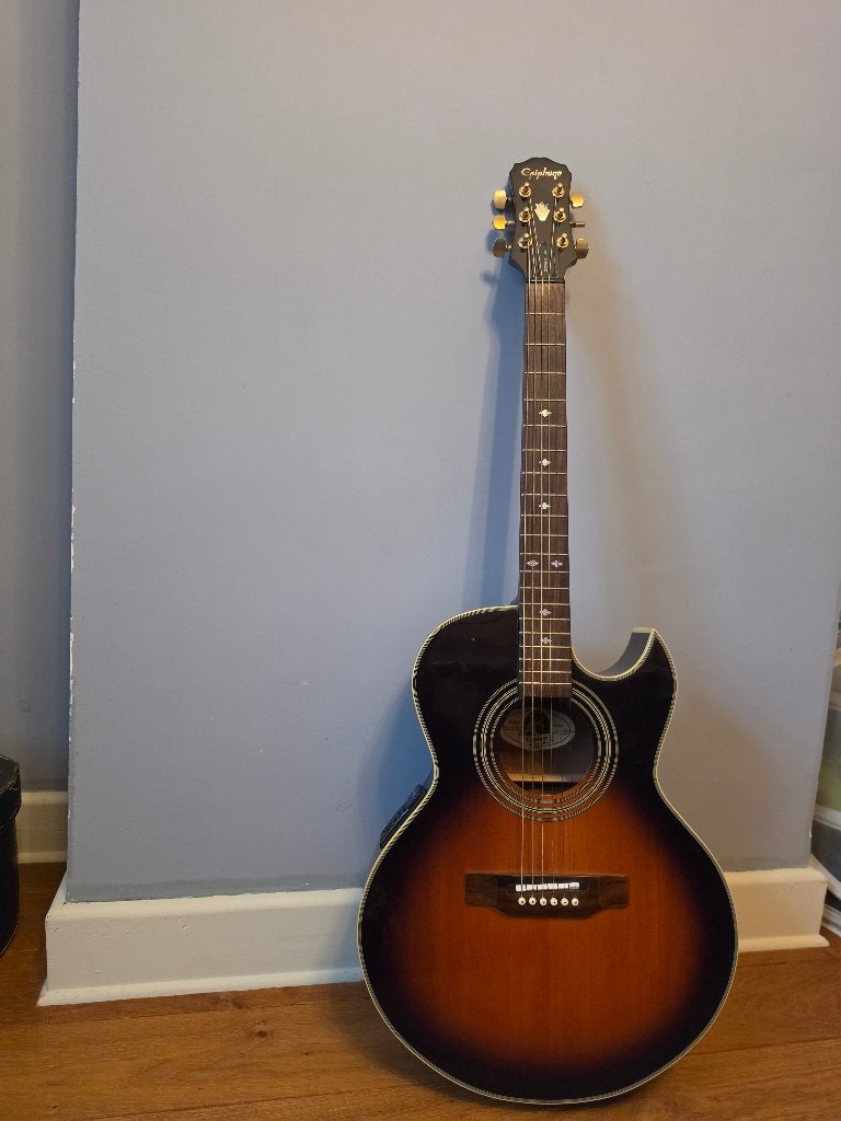 Guitare électro-acoustique Epiphone PR-5E/V, Enlèvement, Utilisé