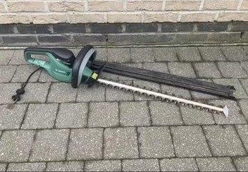 Bosch heggenschaar 50 cm met snoer, Tuin en Terras, Heggenscharen, Ophalen, Gebruikt, Elektrisch, BOSCH