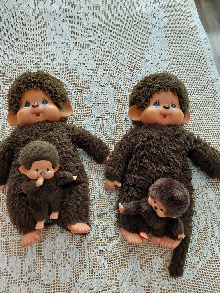 peluches monchichi, Ophalen, Zo goed als nieuw, Overige merken