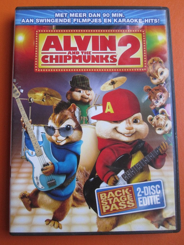 Alvin and the Chipmunks 2 (2009) 2 disc, Tekenfilm, Nederlands, Ophalen of Verzenden, Zo goed als nieuw