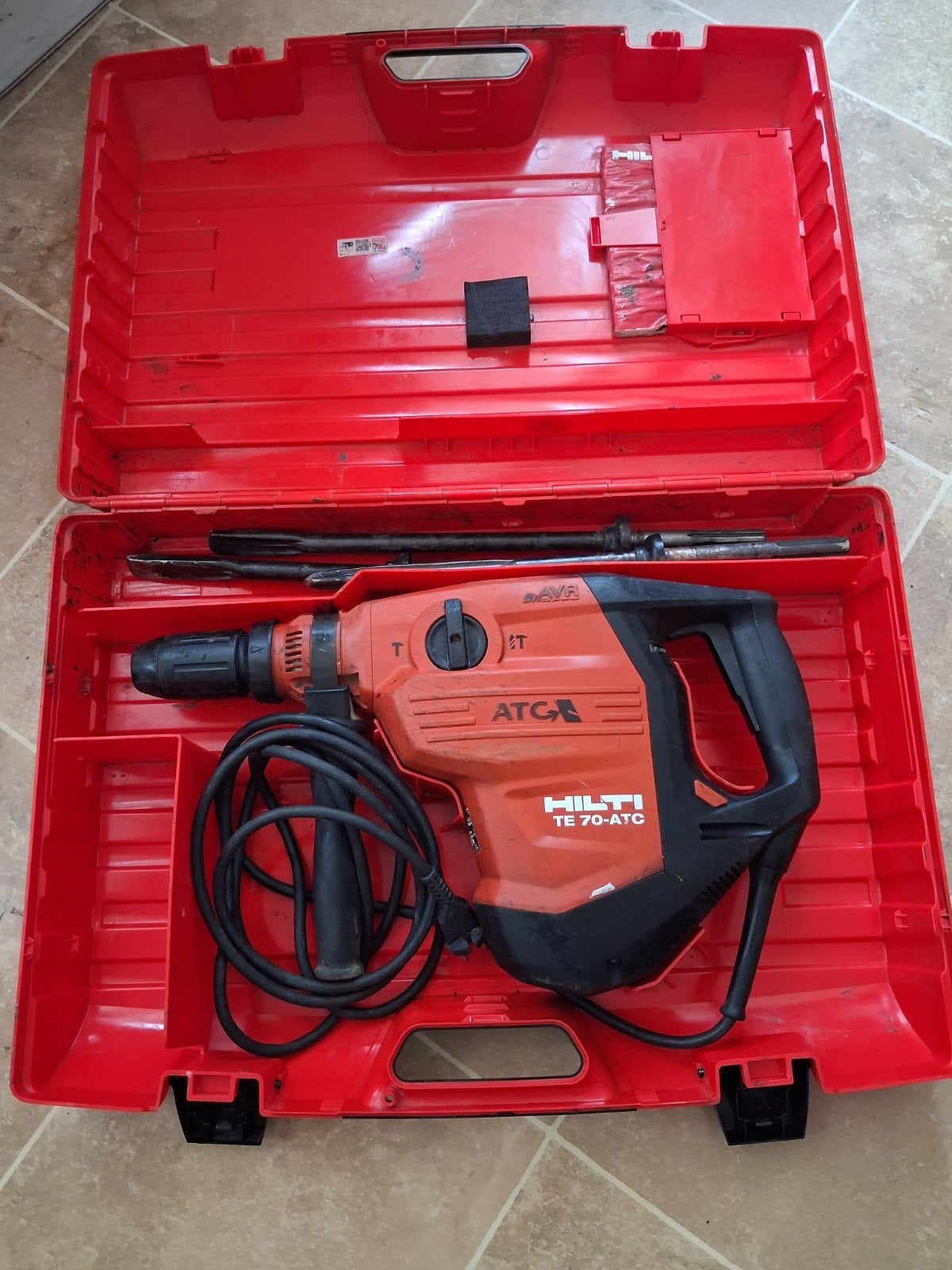 Hilti Boorhamer, Doe-het-zelf en Bouw, Gereedschap | Boormachines, Ophalen, Zo goed als nieuw, Boor- en/of Breekhamer