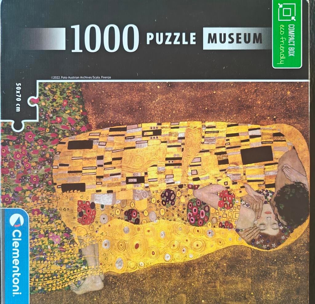 Puzzel Gustav Klimt - The Kiss (Ongeopend), Ophalen of Verzenden, 500 t/m 1500 stukjes, Nieuw, Legpuzzel