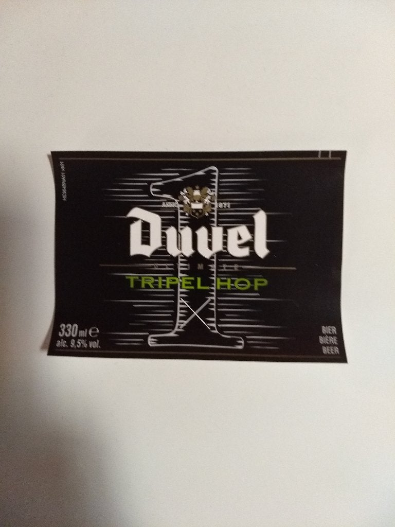 bieretiket  - duvel - speciaal nummer 2, Enlèvement ou Envoi, Neuf, Autres types, Duvel