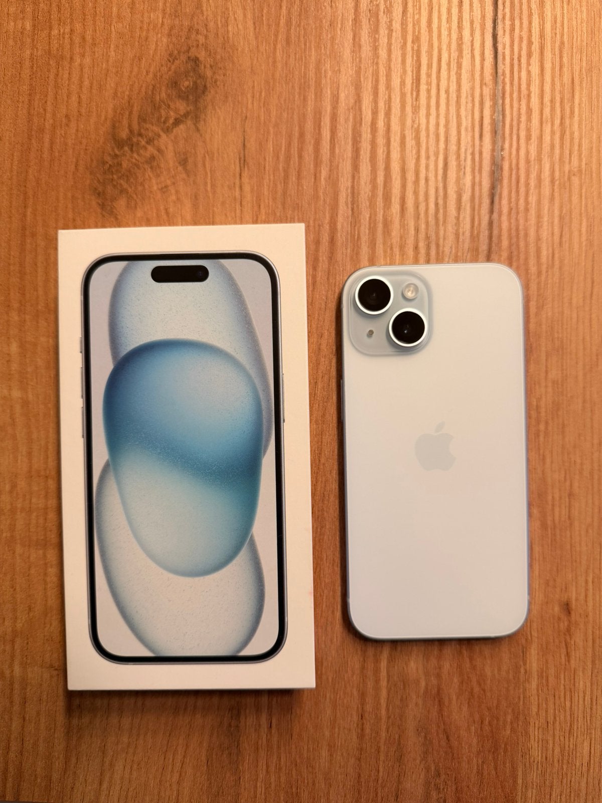 iPhone 15 Bleu – 128 Go – État impeccable, Télécoms, 83 %, 128 GB, IPhone 15, Comme neuf