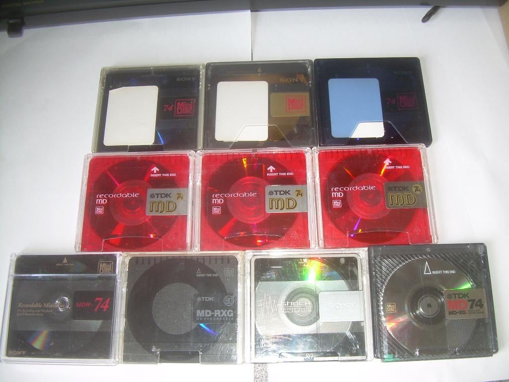 10 MINI-DISQUES, Enlèvement ou Envoi, Comme neuf