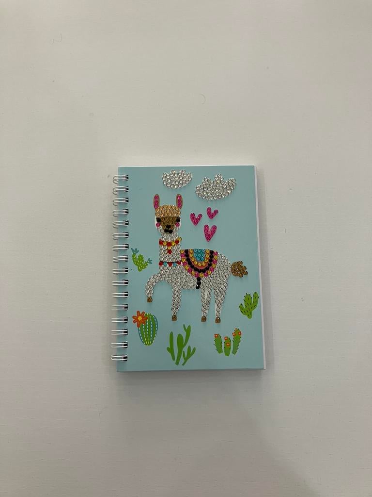 Notitieboekje diamond painting - reeds gemaakt, Diversen, Notitieboeken, Ophalen of Verzenden, Zo goed als nieuw, A7