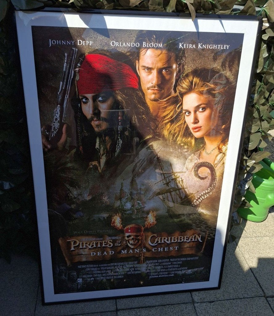 Originele filmaffiche in kader met glas, Collections, Posters & Affiches, Enlèvement