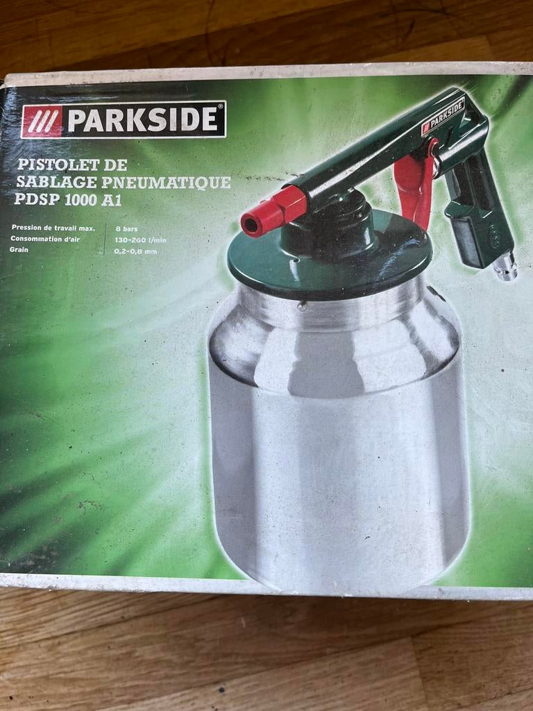 Zandstraal pistool, Ophalen, Nieuw