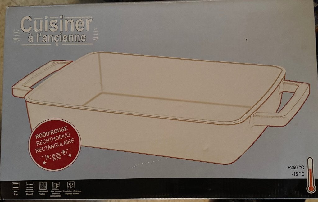 Brabantia ovenschaal cuisiner à l’ancienne, Ophalen, Overige typen, Nieuw, Steen/keramiek