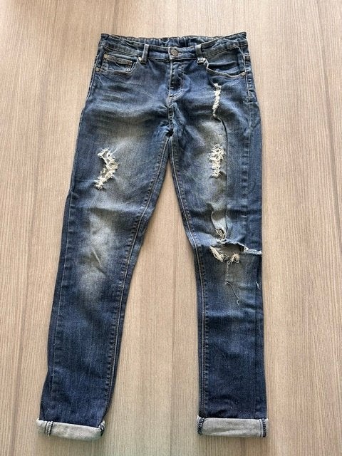 Jeans Bizzy maat 158/164 (nr7734), Kinderen en Baby's, Broek, Gebruikt, Meisje, Ophalen of Verzenden